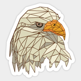 geometric eagle Sticker